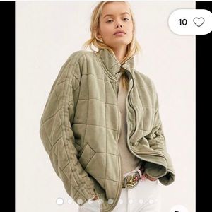 Free People Dolman Quilted Jacket